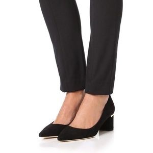 Kate Spade Black Milan Too Suede Pumps 9.5